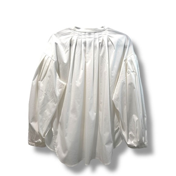 Marc New York White Pleated Blouse XL - Picture 2 of 4